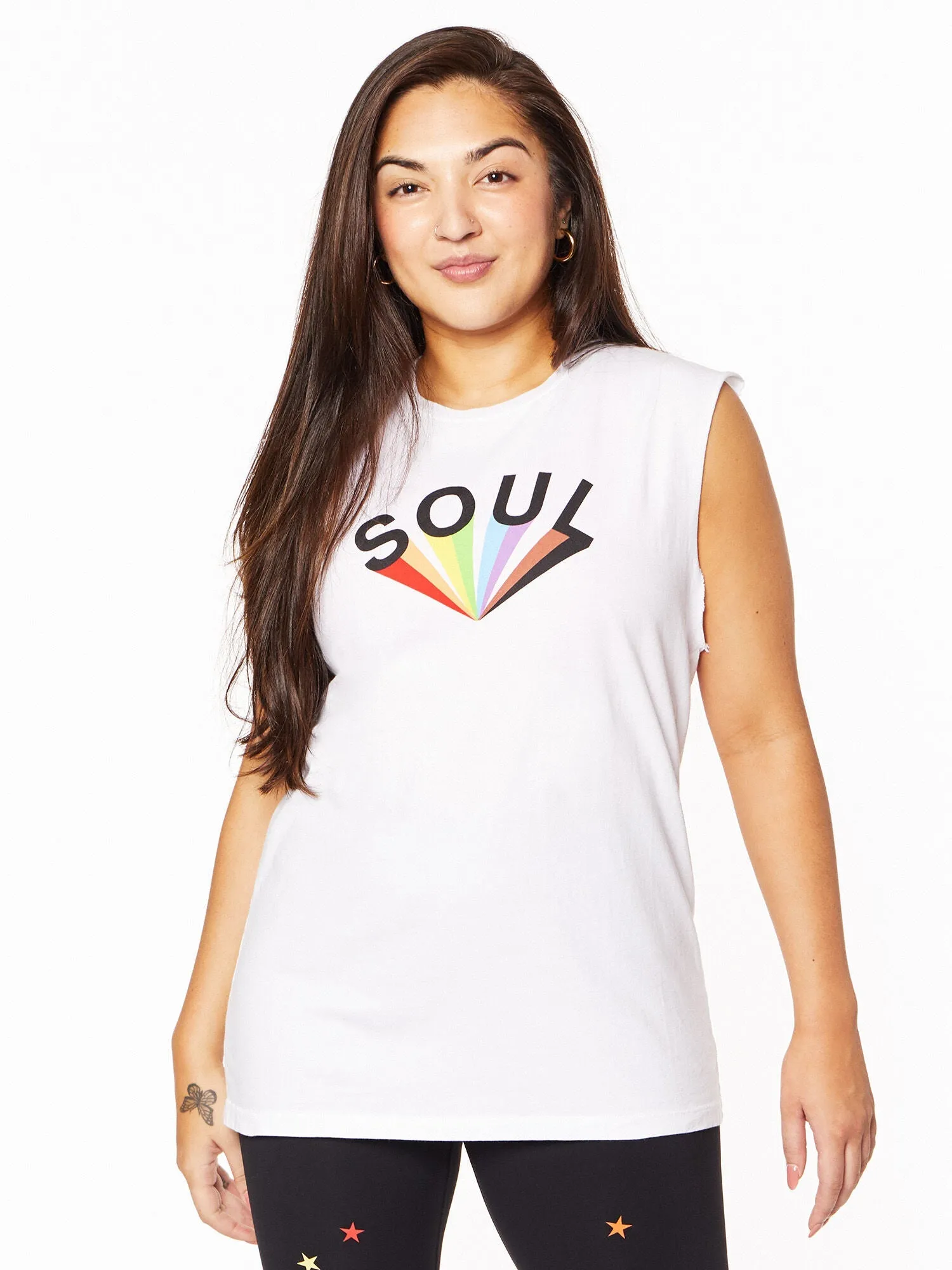 Pride All Souls Muscle Tank | White