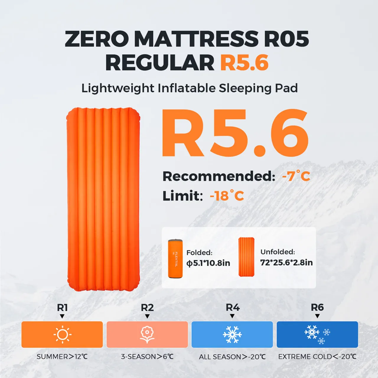 R05 Zero Regular Sleeping Mat