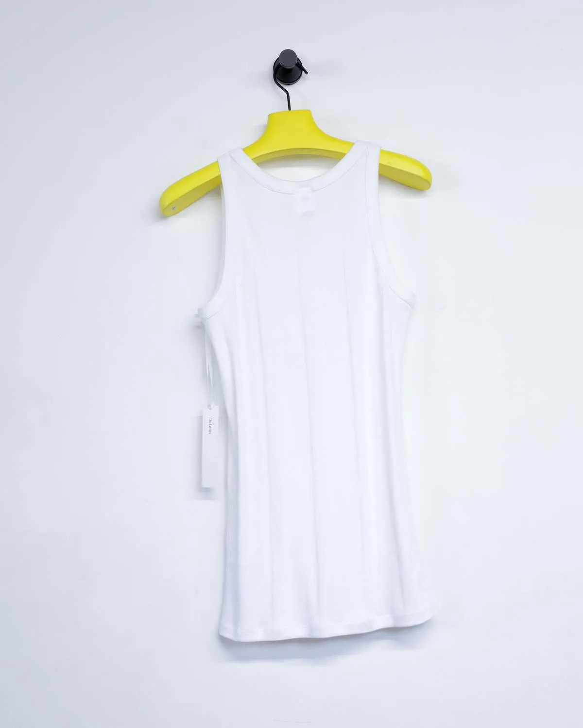 Random Teleco Cotton Rib Tank - White