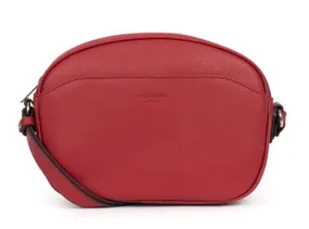 Red hexagon women's leather bag 469993