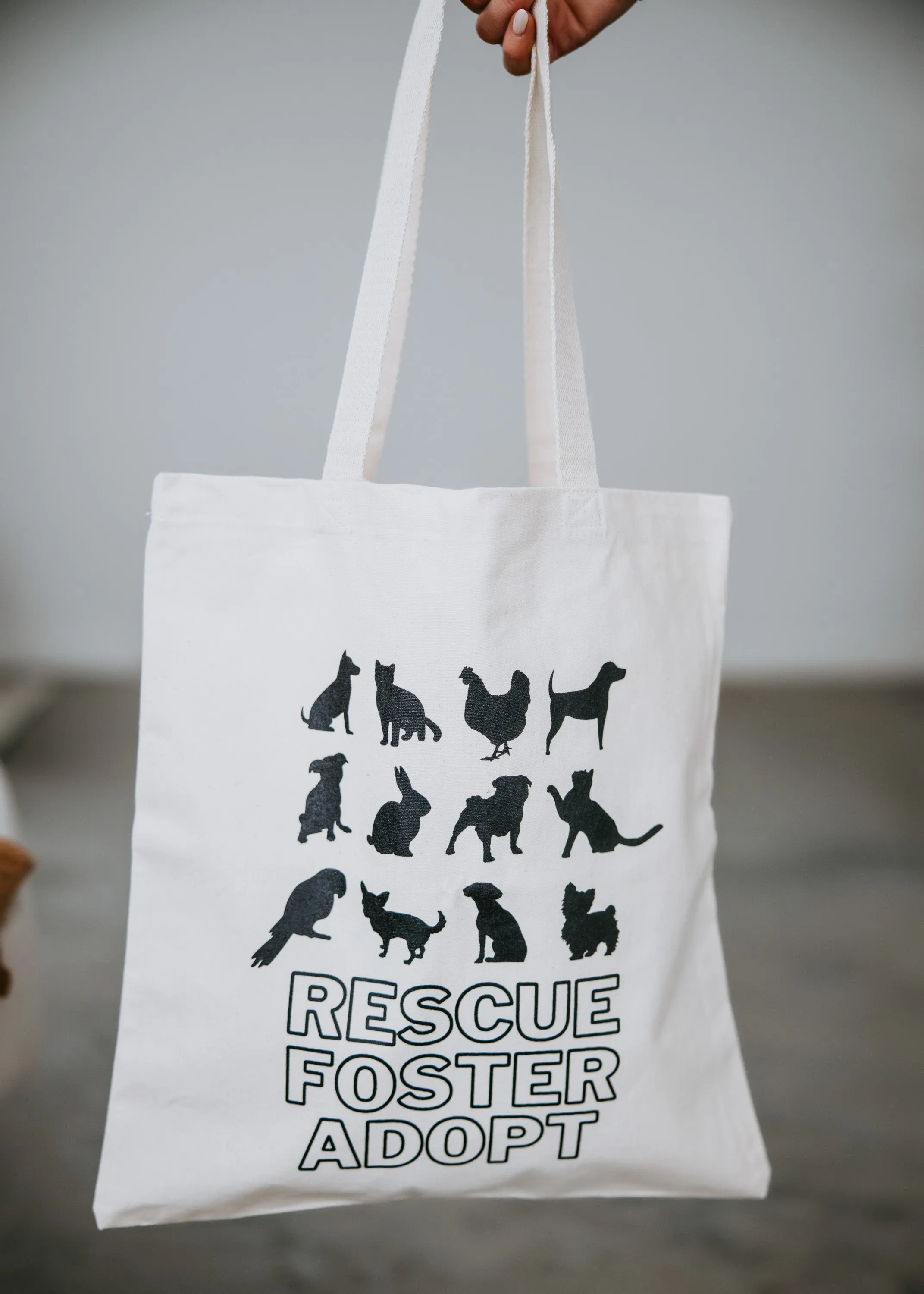 Rescue Foster Adopt Dog Tote