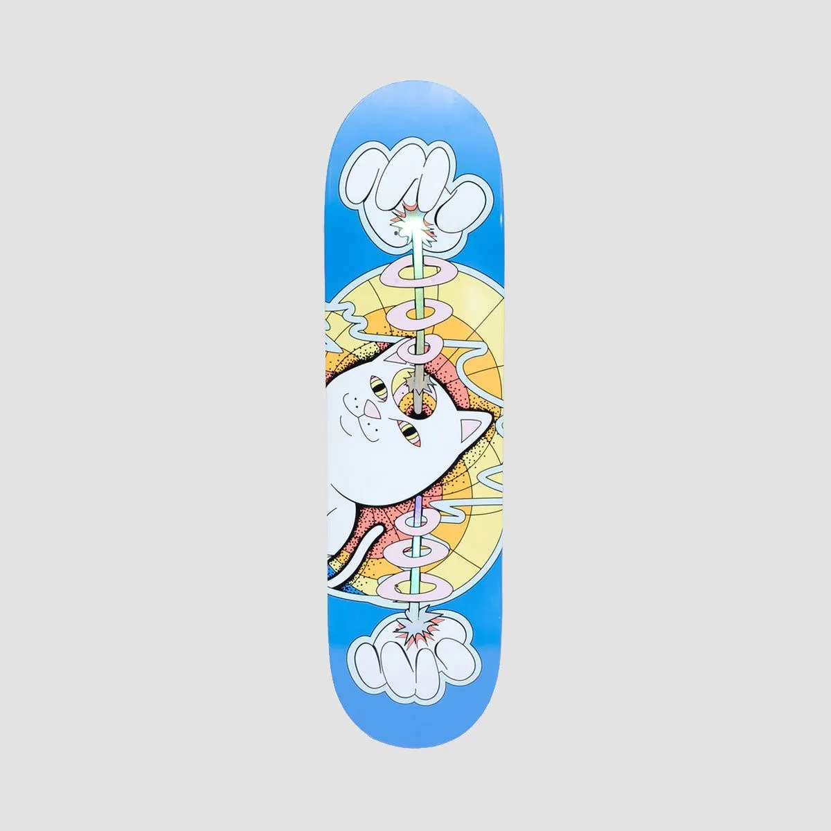 Ripndip Mind Control Skateboard Deck Blue - 8