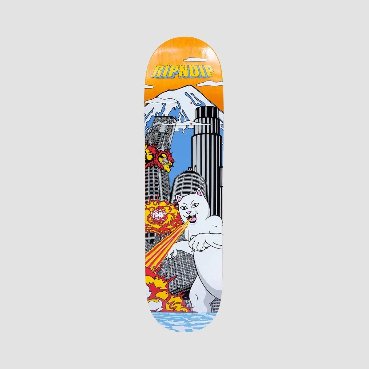 Ripndip Nermzilla Skateboard Deck Orange - 8.25"