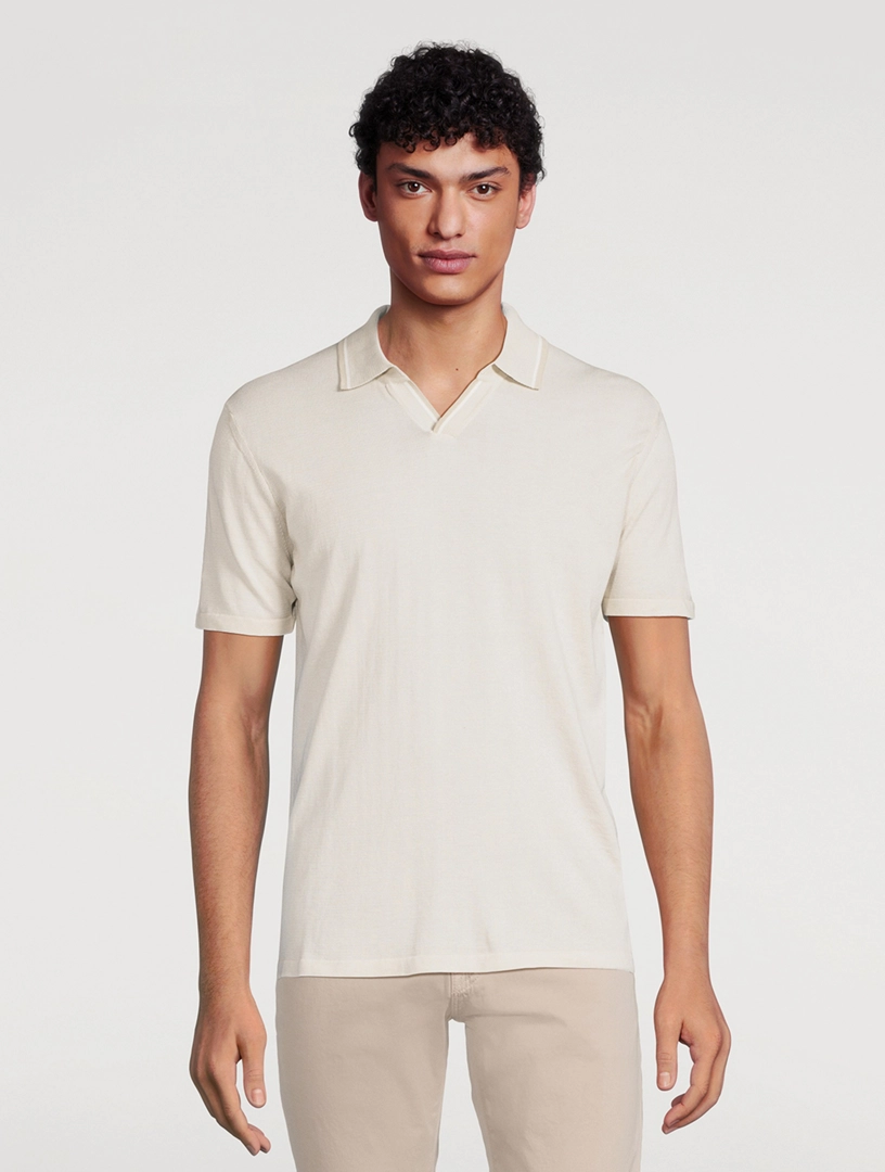 ROBERT BARAKETT Fermi Cotton Polo Shirt