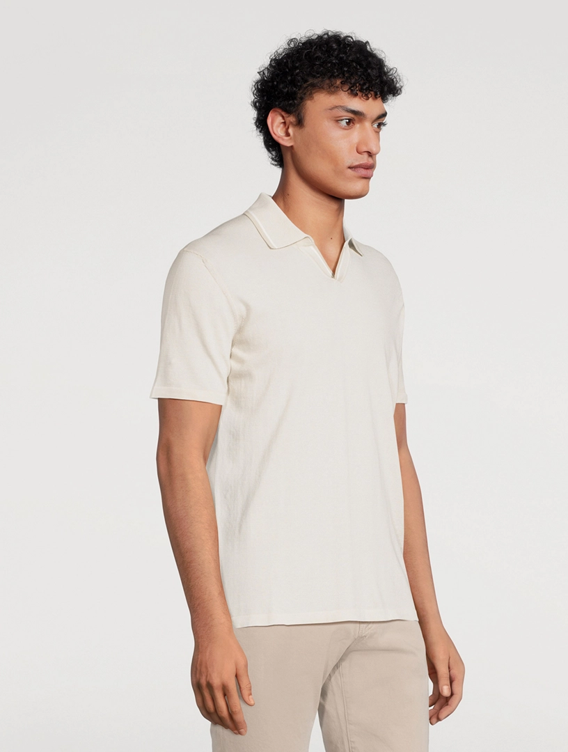 ROBERT BARAKETT Fermi Cotton Polo Shirt