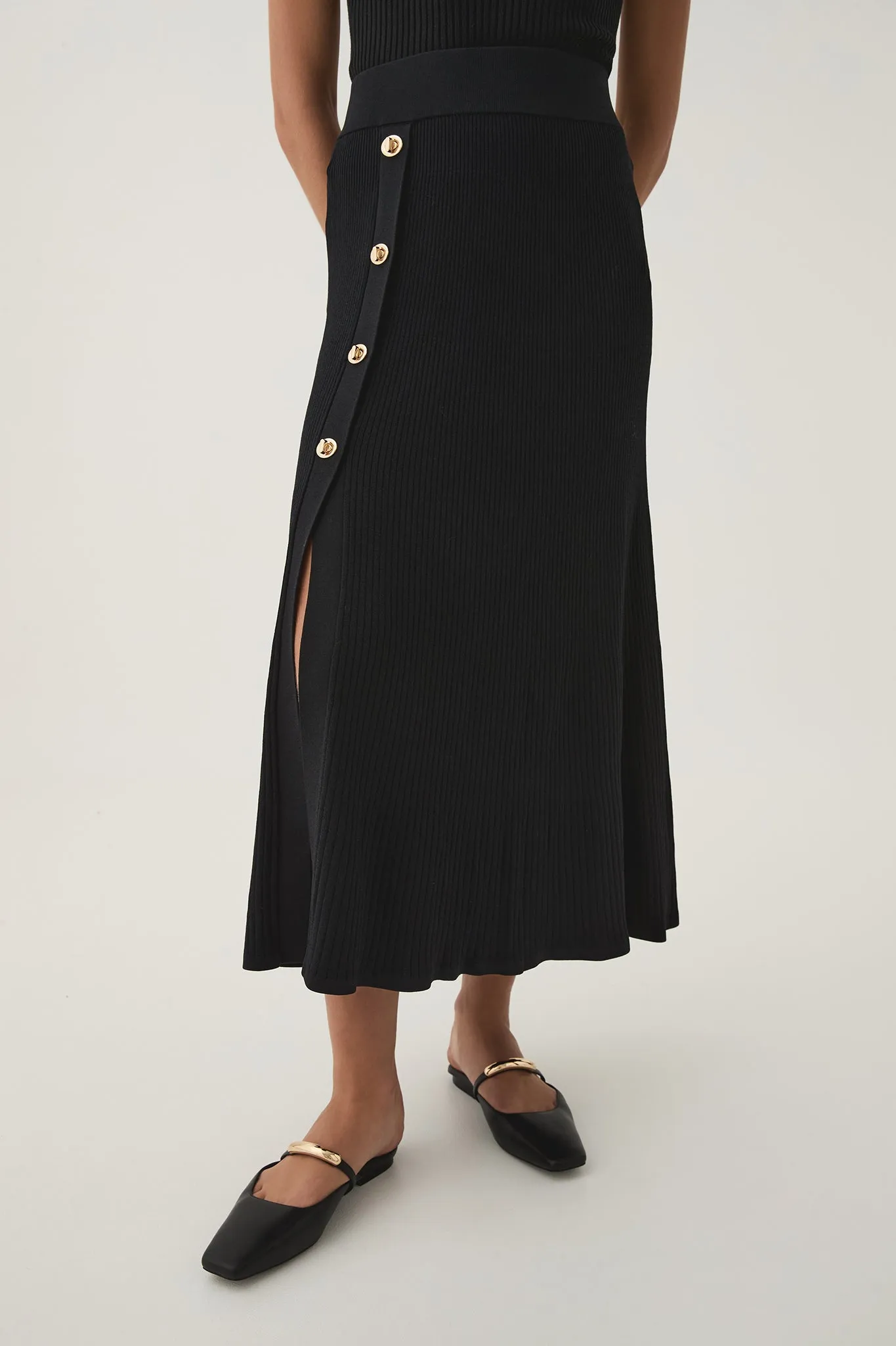 Rossana Knit Midi Skirt