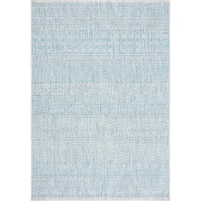 Safavieh Courtyard Zoey Indoor/Outdoor Rug, Light Blue