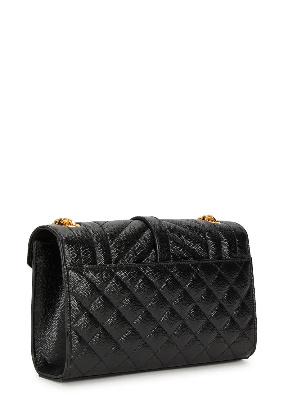 SAINT LAURENT Envelope small leather cross-body bag -                         -                     -                