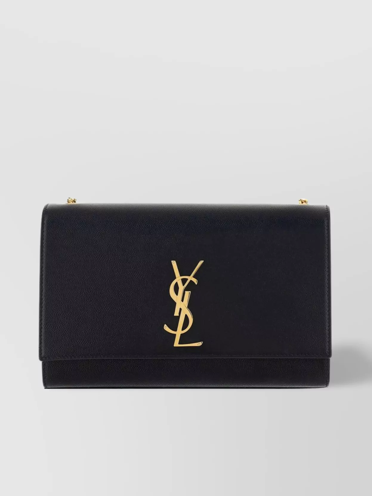 Saint Laurent   Leather monogram shoulder bag