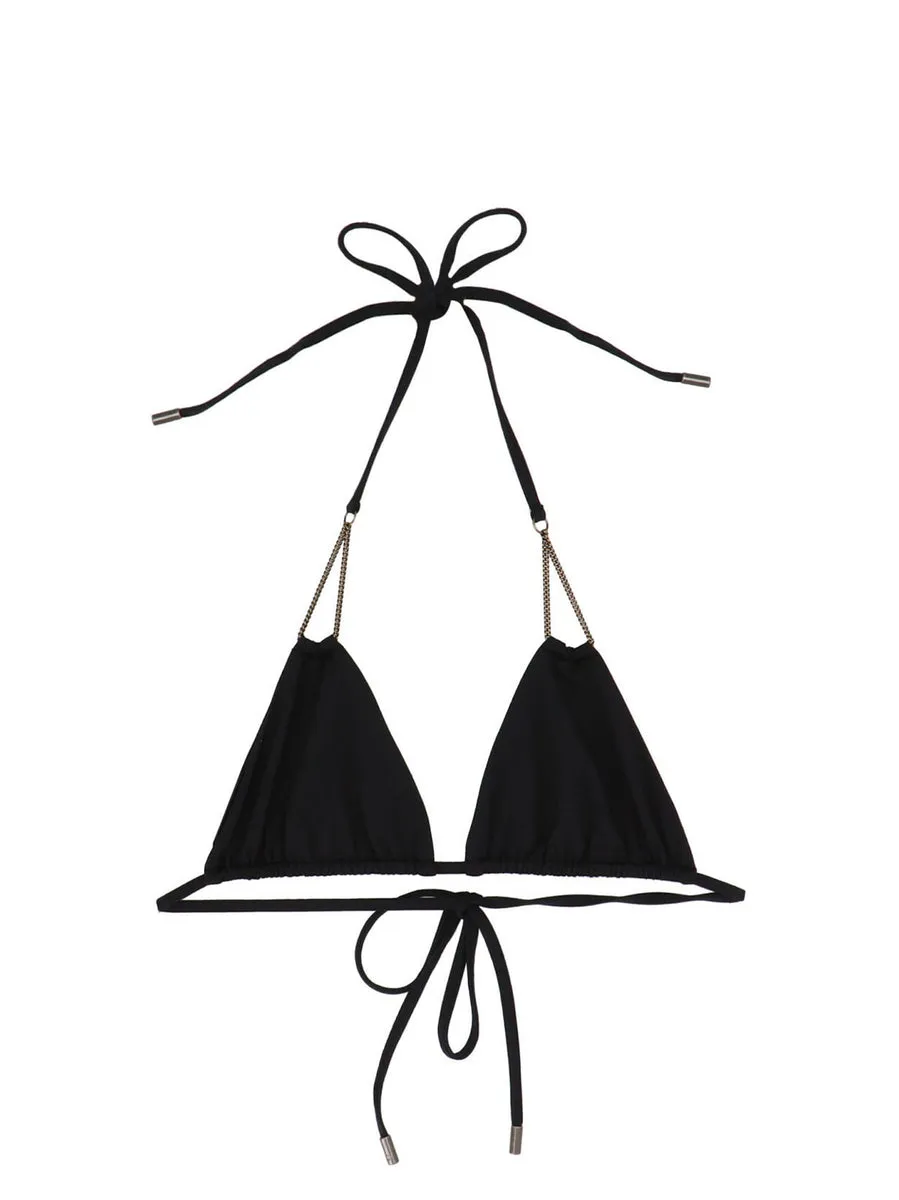 Saint Laurent    Saint Laurent Triangle Bikini Top