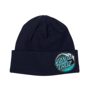 Santa Cruz Skateboard Wave Dot Beanie Navy