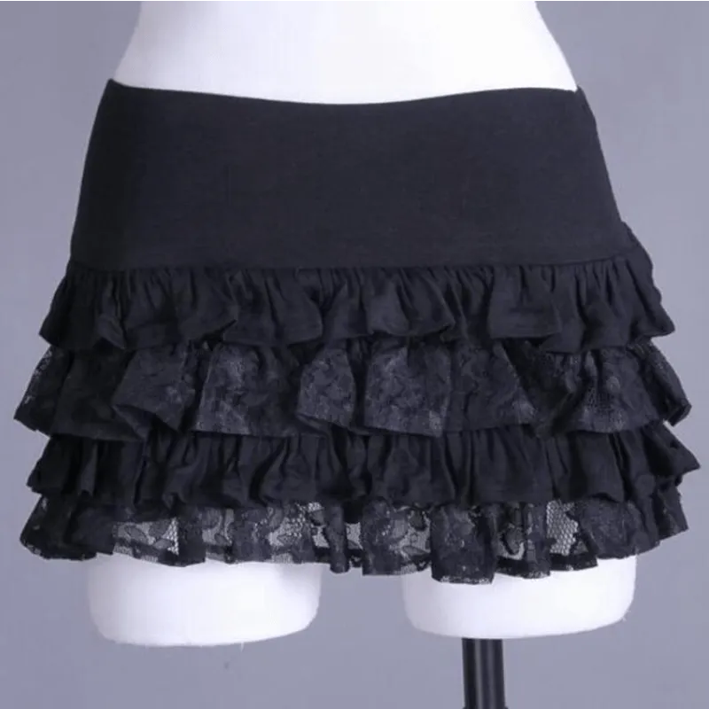 Short Frilled Steampunk Skirt