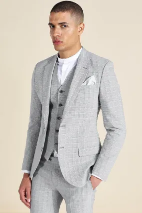 Single Breasted Super Skinny Suit Jacket