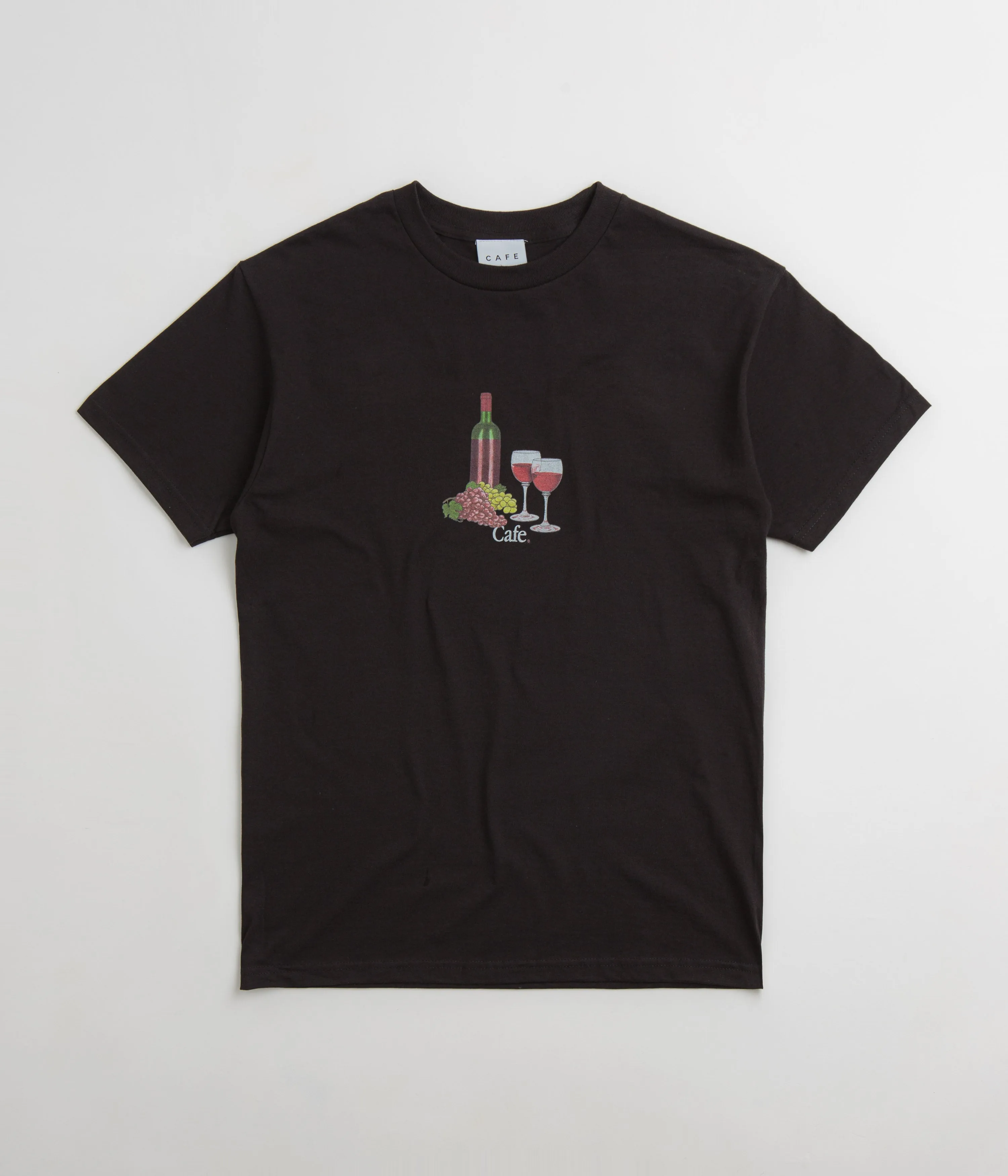 Skateboard Cafe Vino T-Shirt - Black