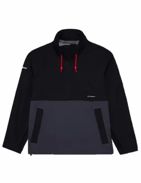 Ski Smock - Jet Black/Grey Pinstripe