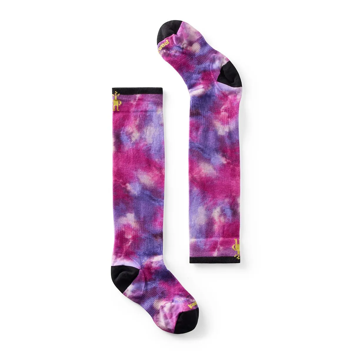 Ski Zero Cushion Tie Dye Print Over The Calf Socks