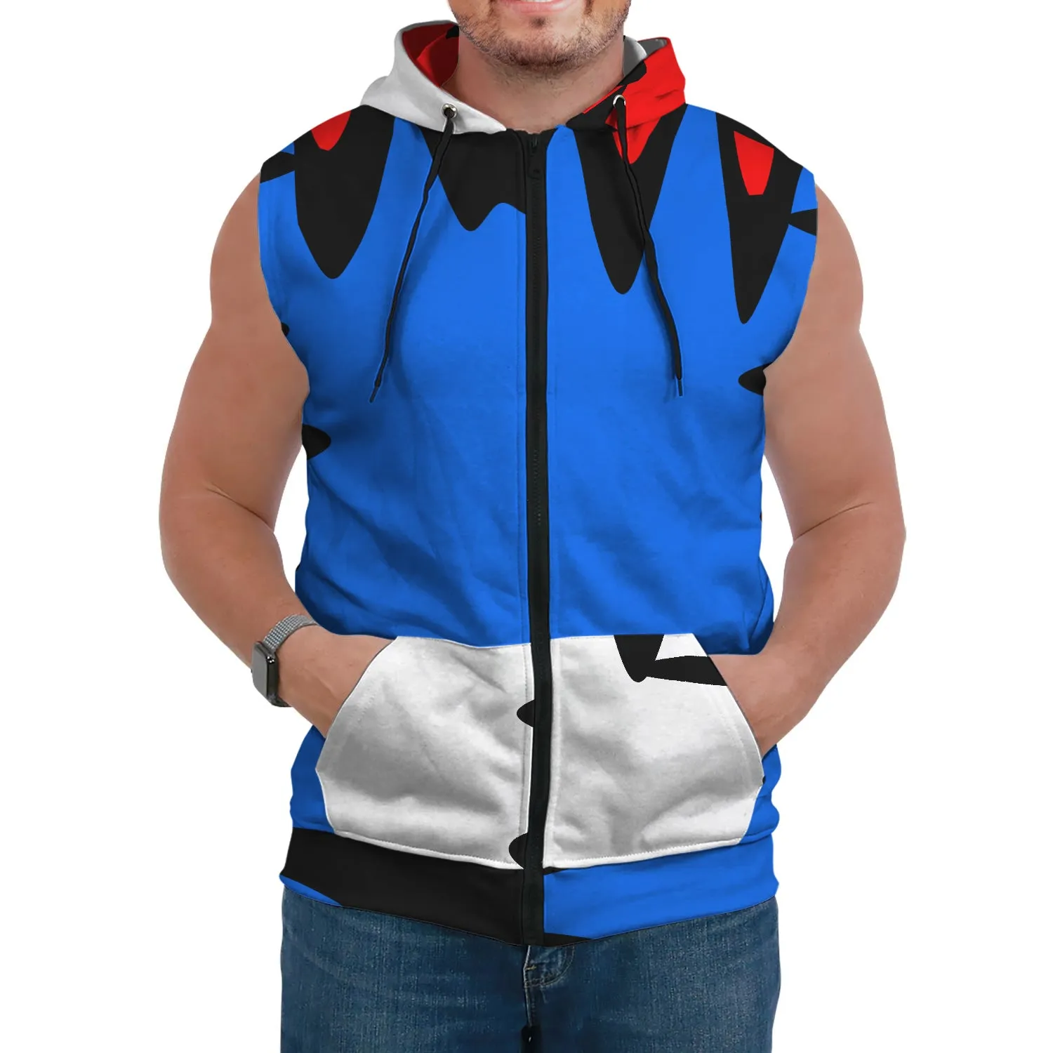 sleeveless hoodie