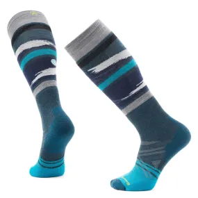 SmartWool Men's Ski Full Cushion Midnight Ski Pattern Over-The-Calf Sock