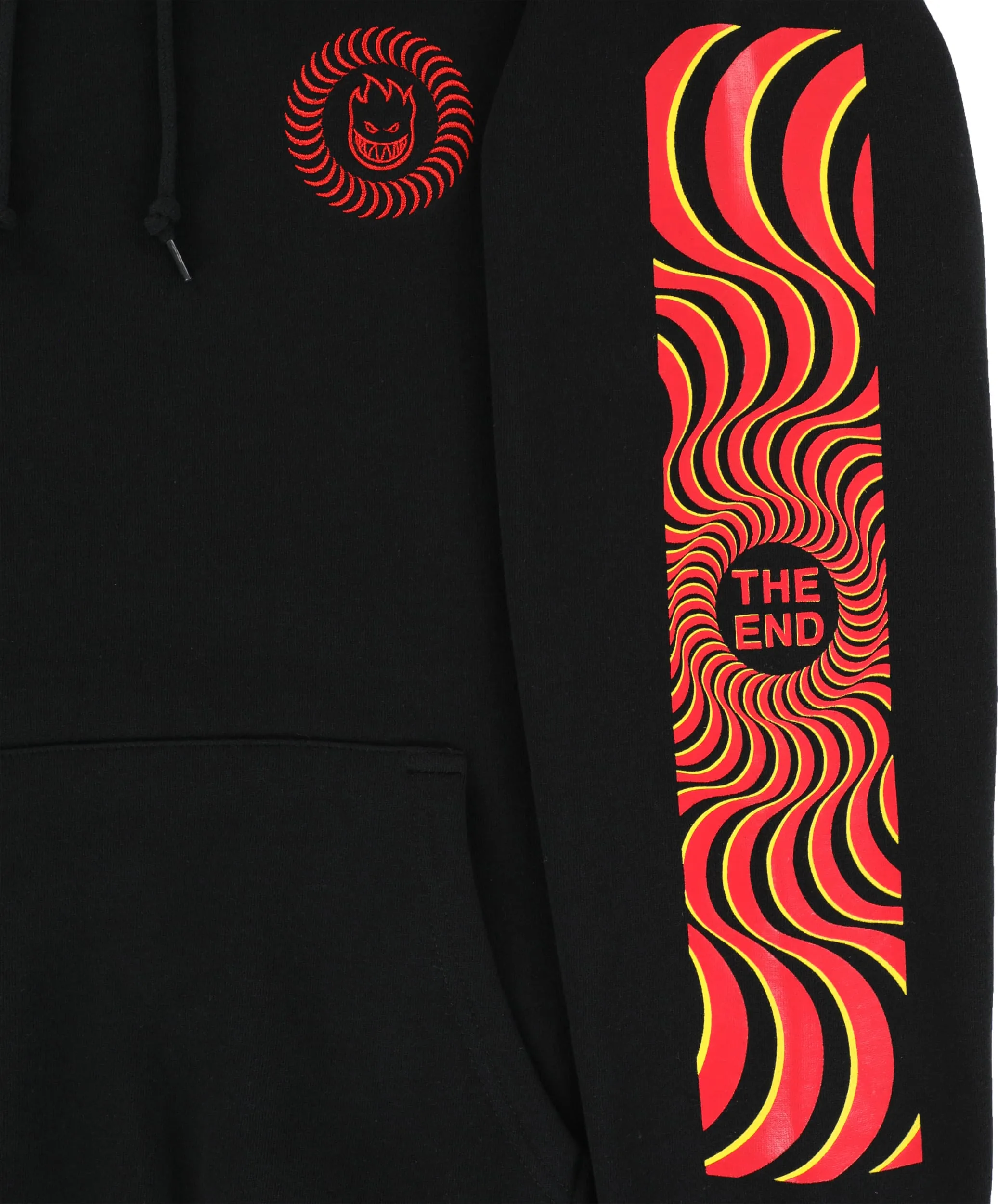 Spitfire Classic Swirl Overlay Sleeve Hoodie