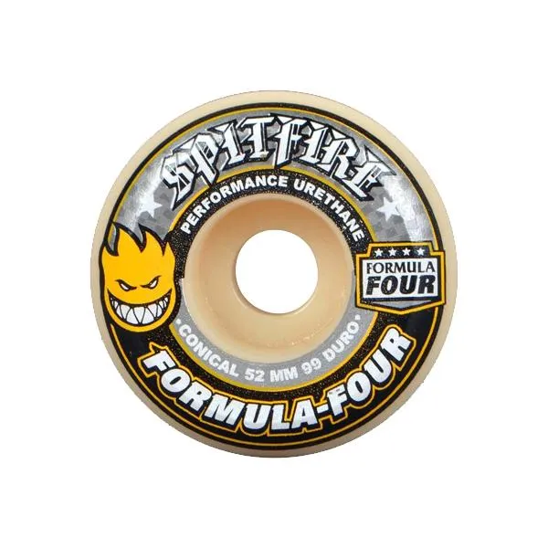 SPITFIRE FORMULA FOUR CONICAL SKATEBOARD WHEELS