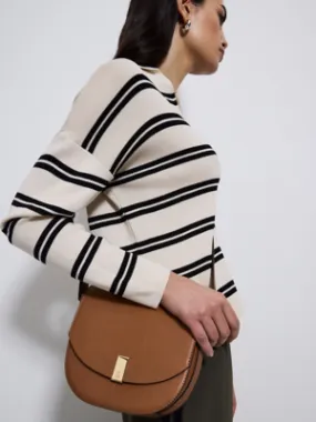 Studio Edit Tan Leather Saddle Bag | Women | George at ASDA