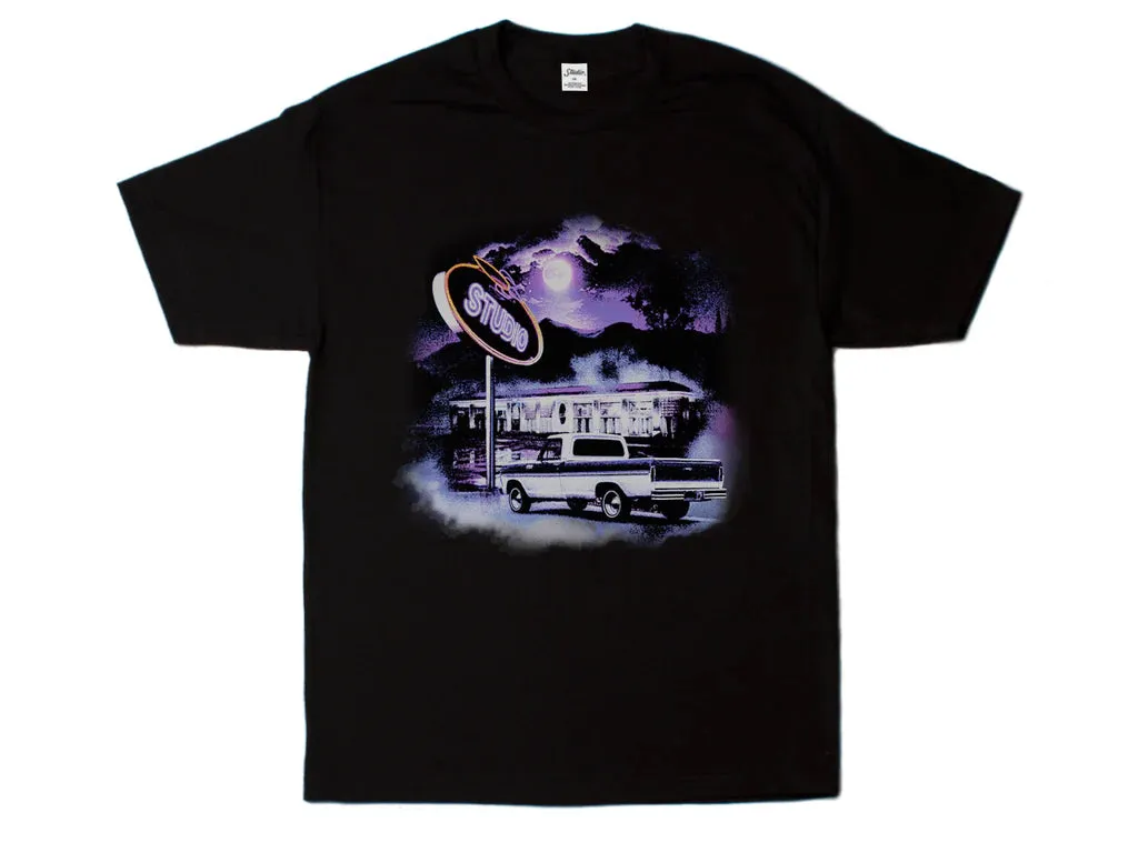 STUDIO SKATEBOARDS PICK UP MOTEL TEE BLACK