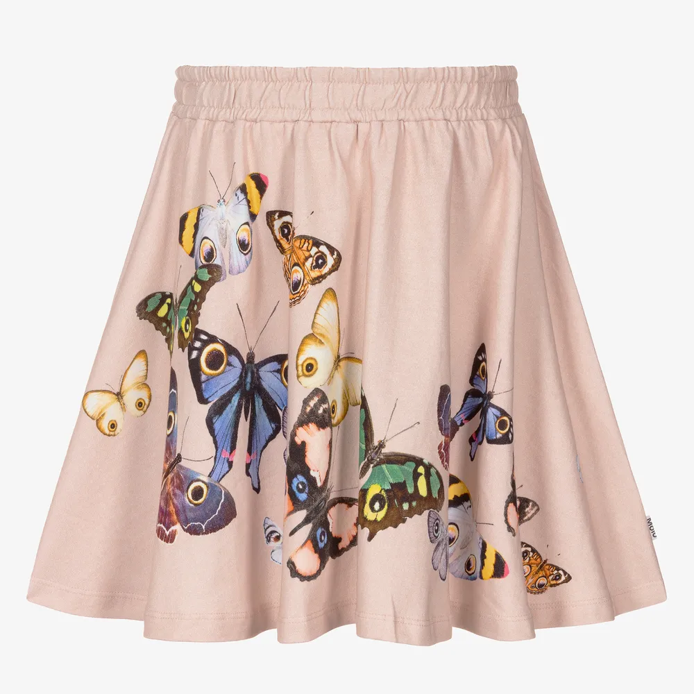 Teen Girls Pink Cotton Skirt