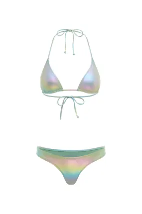 The Luxe Tri Bikini Top in Virgo