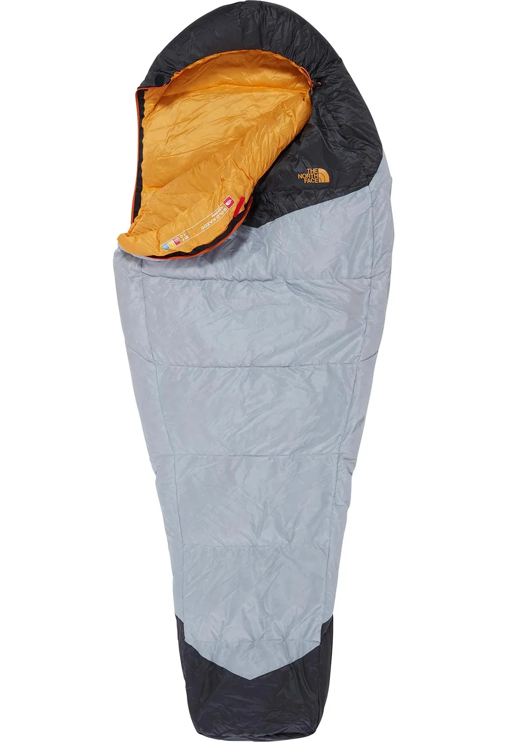 The North Face Gold Kazoo Long Sleeping Bag - High Rise Grey/Radiant Yellow