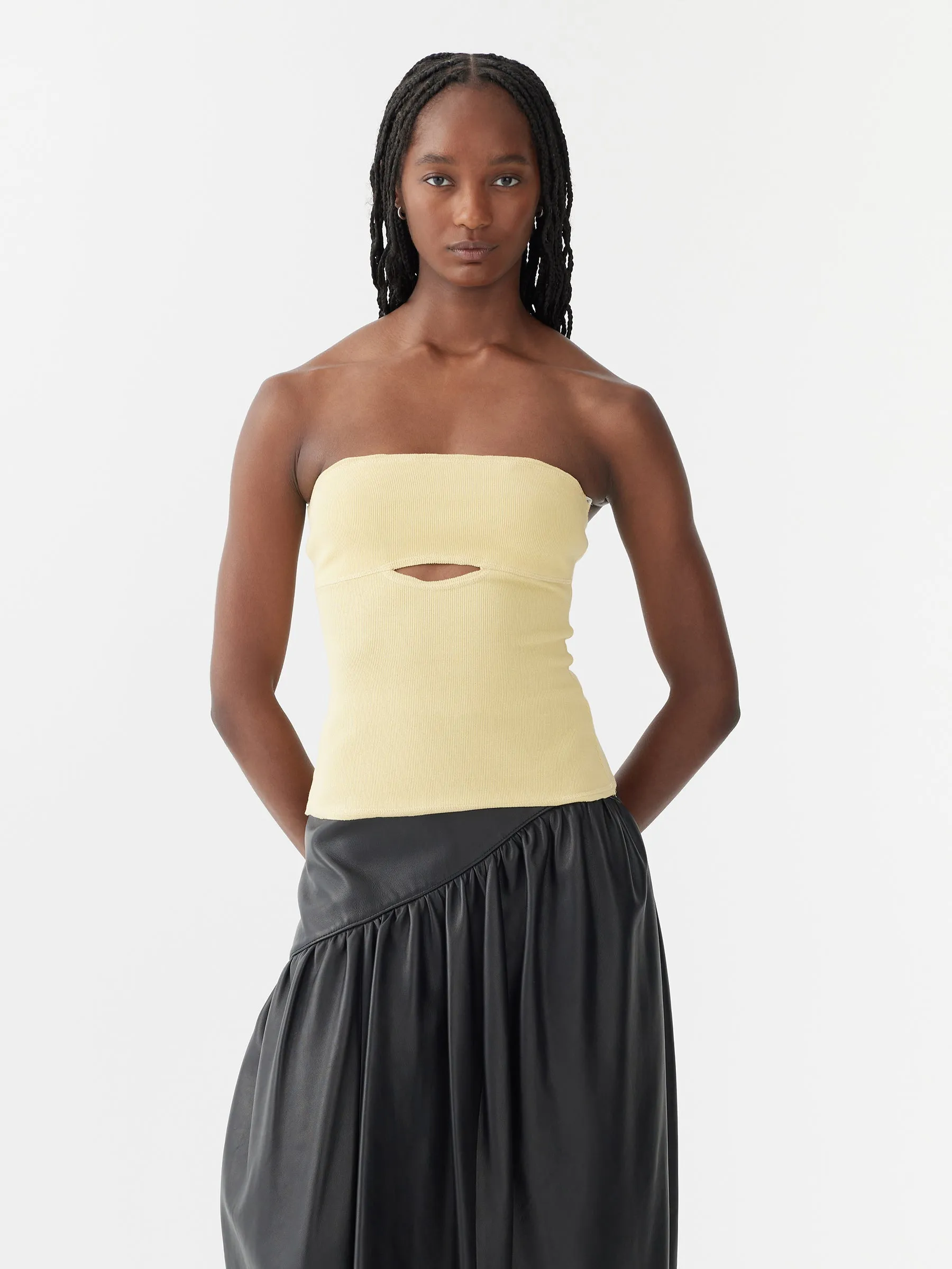 tubular cut out mini rib tank