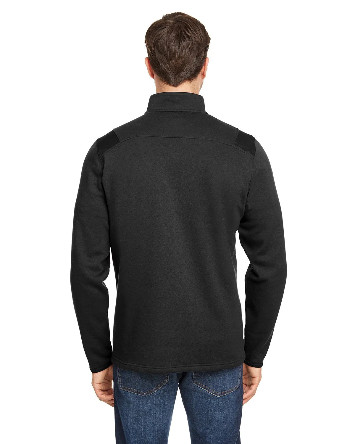 Under Armour Men's Hustle Quarter-Zip Pullover Sweatshirt 1310071 BLACK/ WHT 001