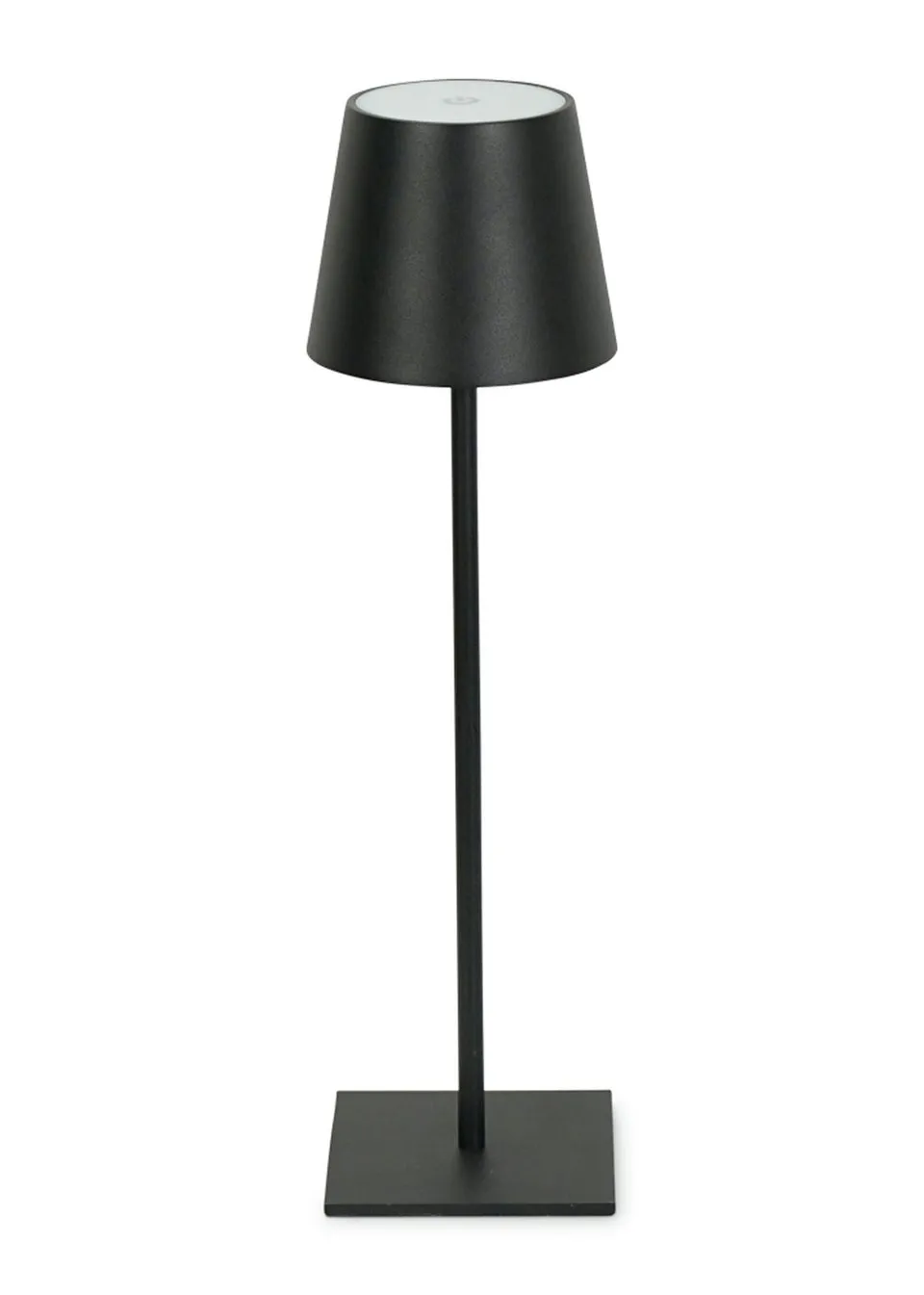 ValueLights Black Rechargeable Indoor/Outdoor Table Lamp (38cm x 12cm x 10.5cm)