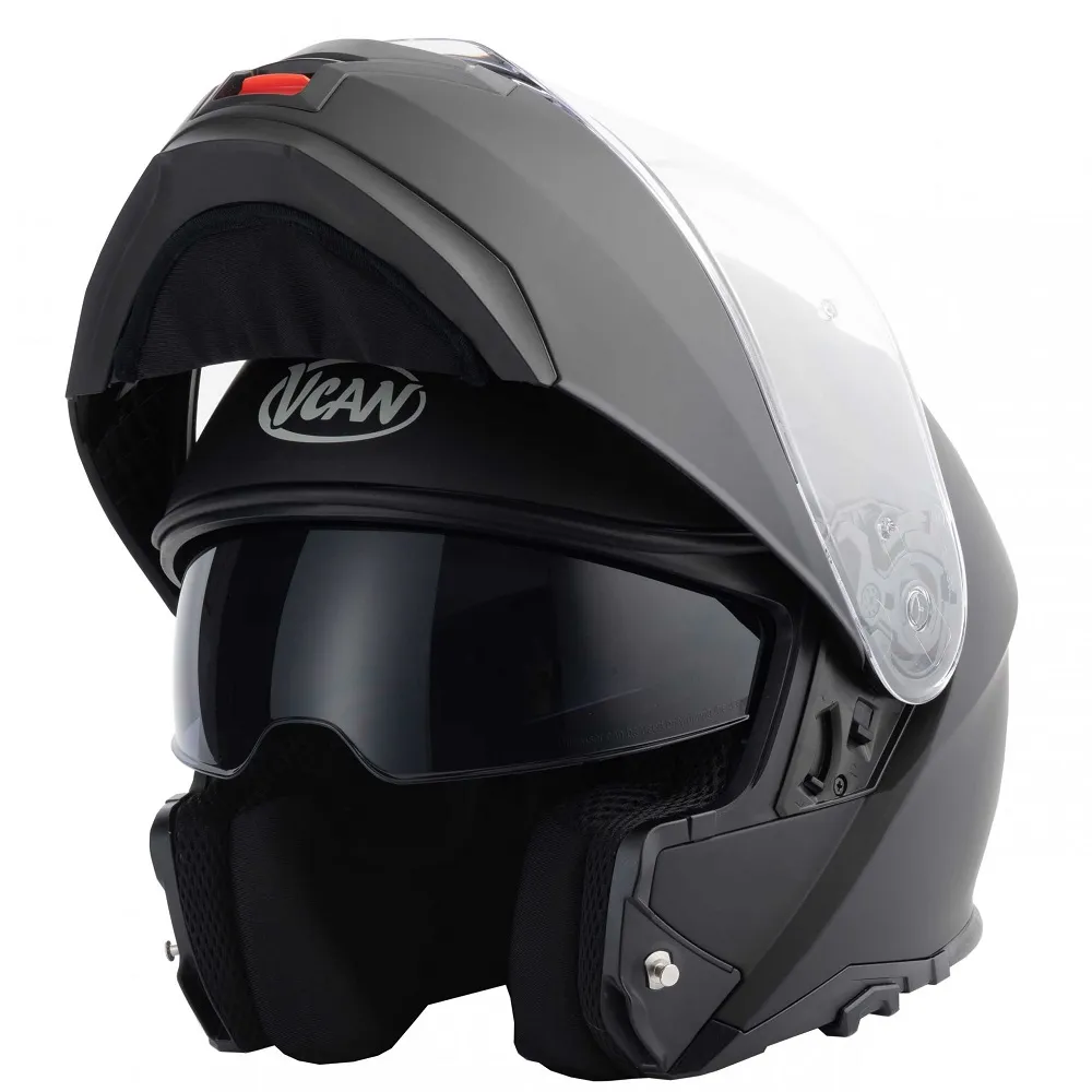 Vcan H272 Plain Helmet - Matt Black