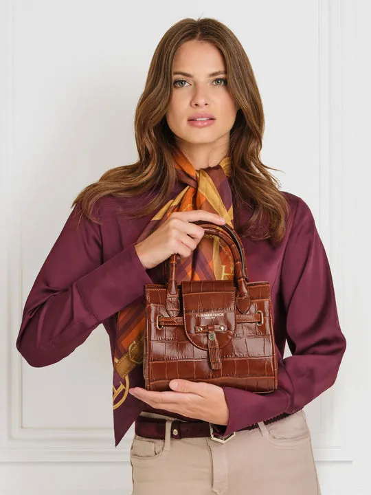 Windsor conker croc Crossbody Bag