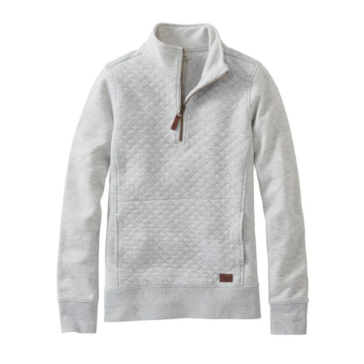 Women's L.L.Bean Quilted Quarter Zip Pullover