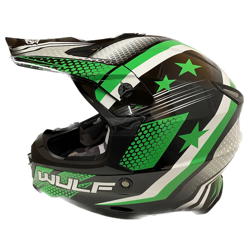 Wulfsport Cub Iconic Helmet - Green