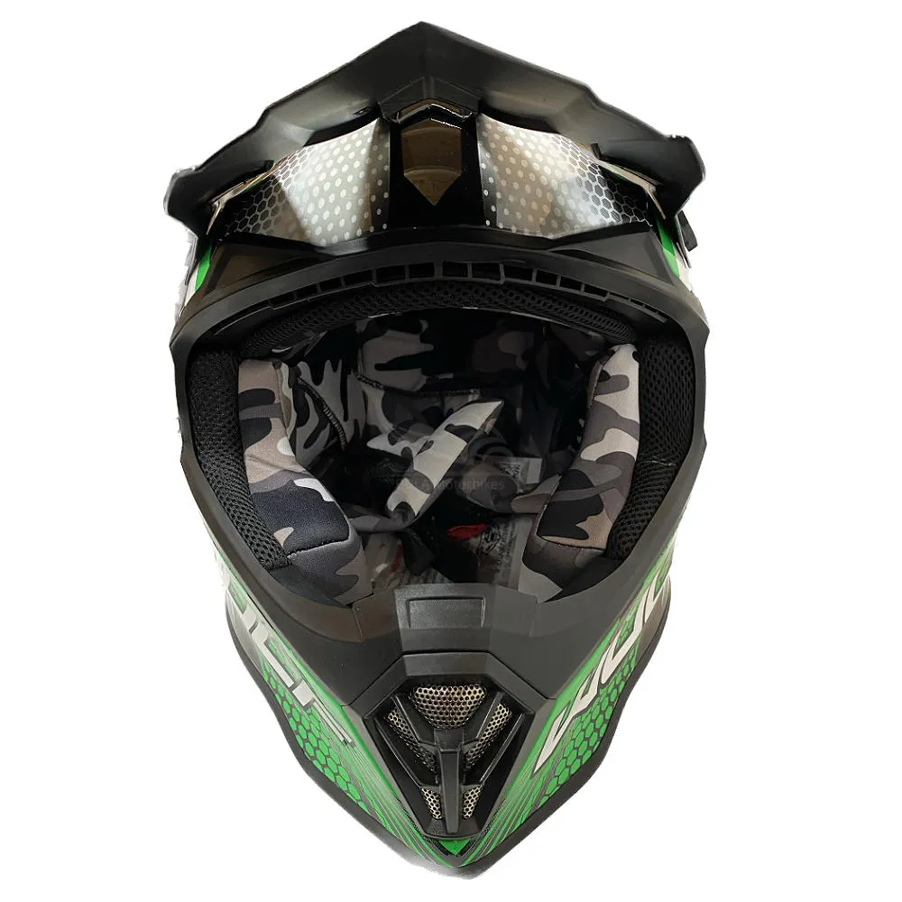 Wulfsport Cub Iconic Helmet - Green