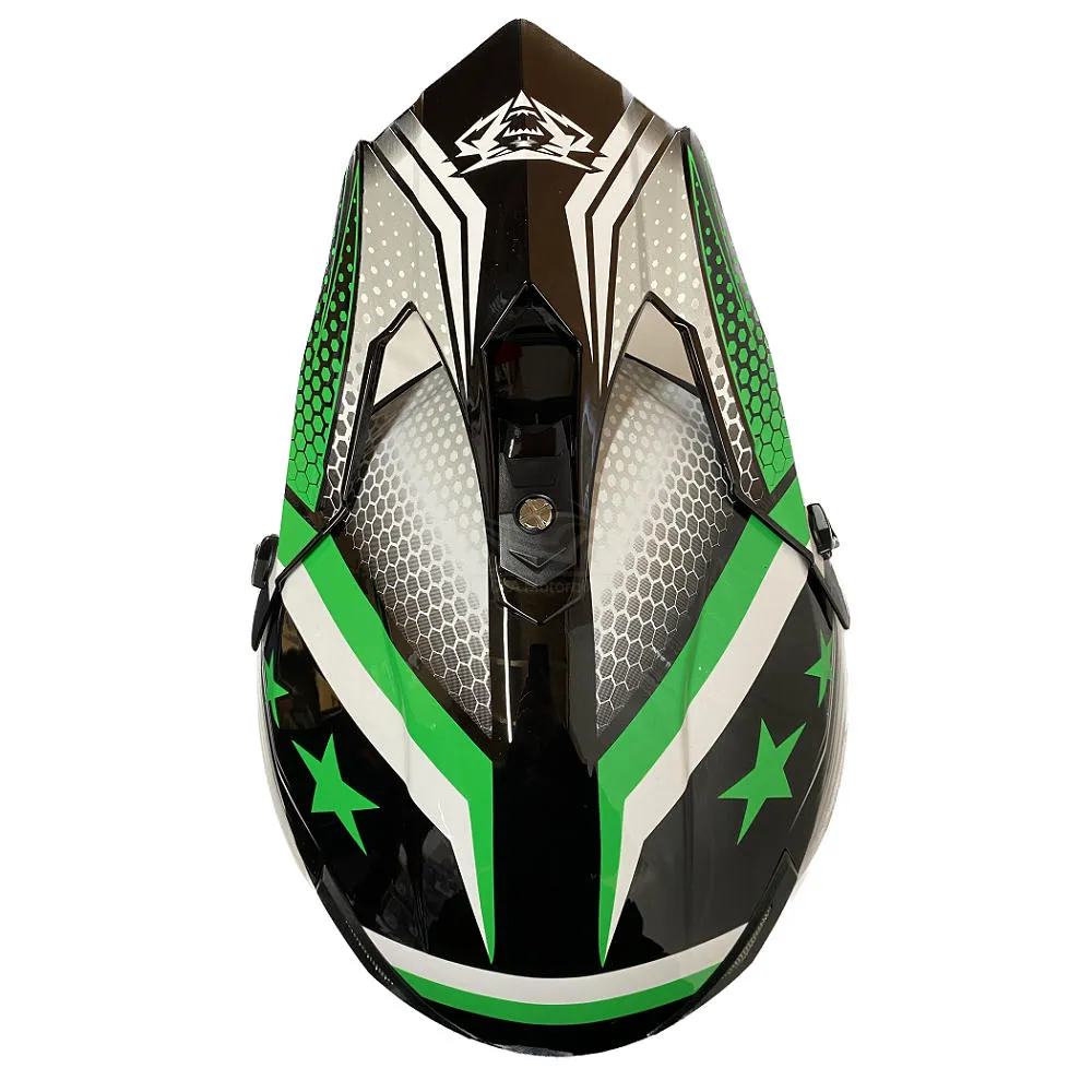 Wulfsport Cub Iconic Helmet - Green