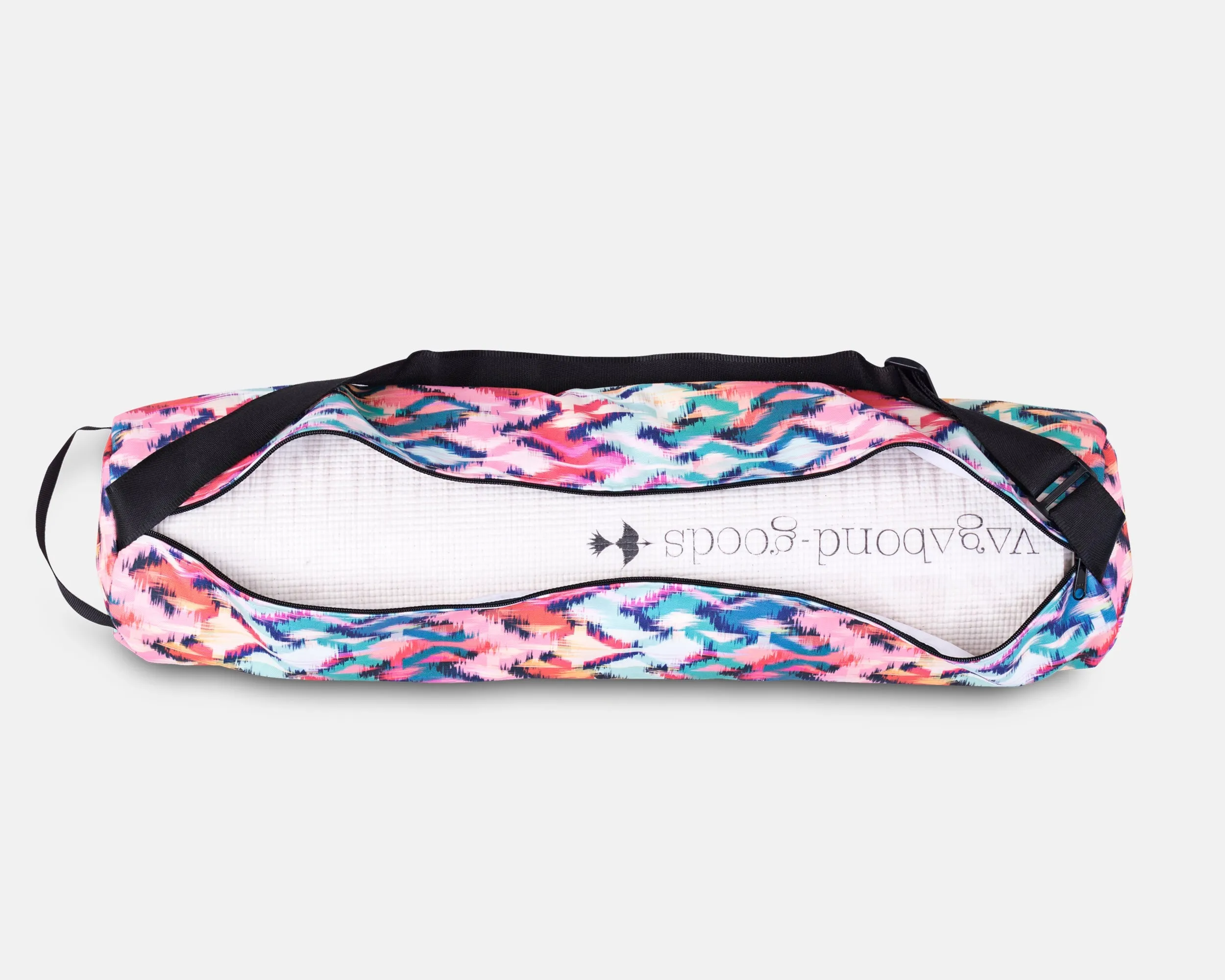 Yoga Mat Bag - Tropical Ikat Print